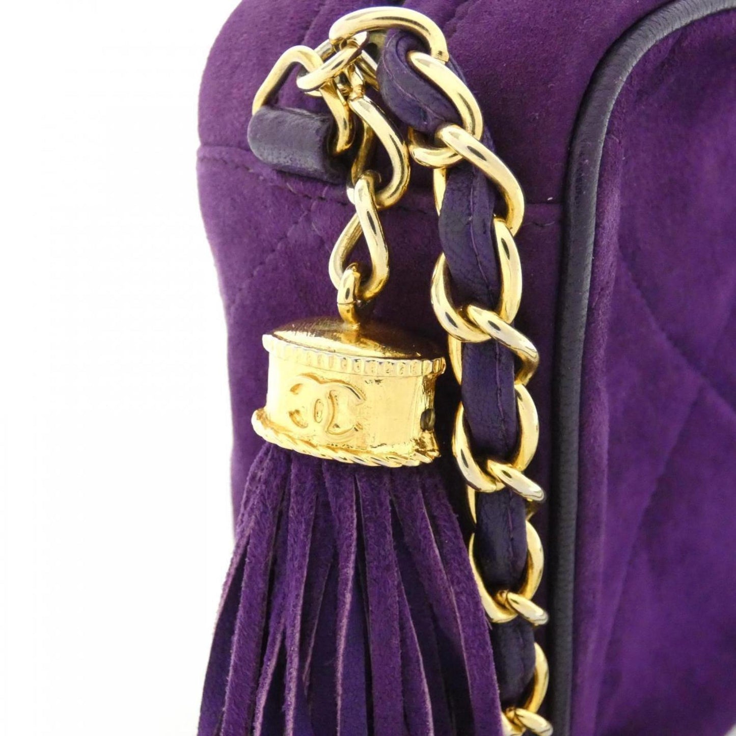Chanel Other Leather Purple Shoulder Bags