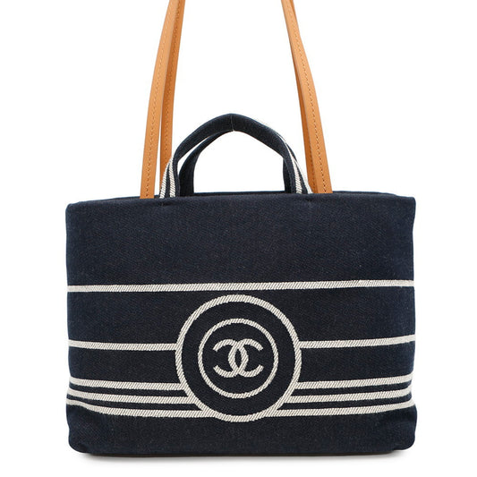 Chanel Denim Blue Tote Bags