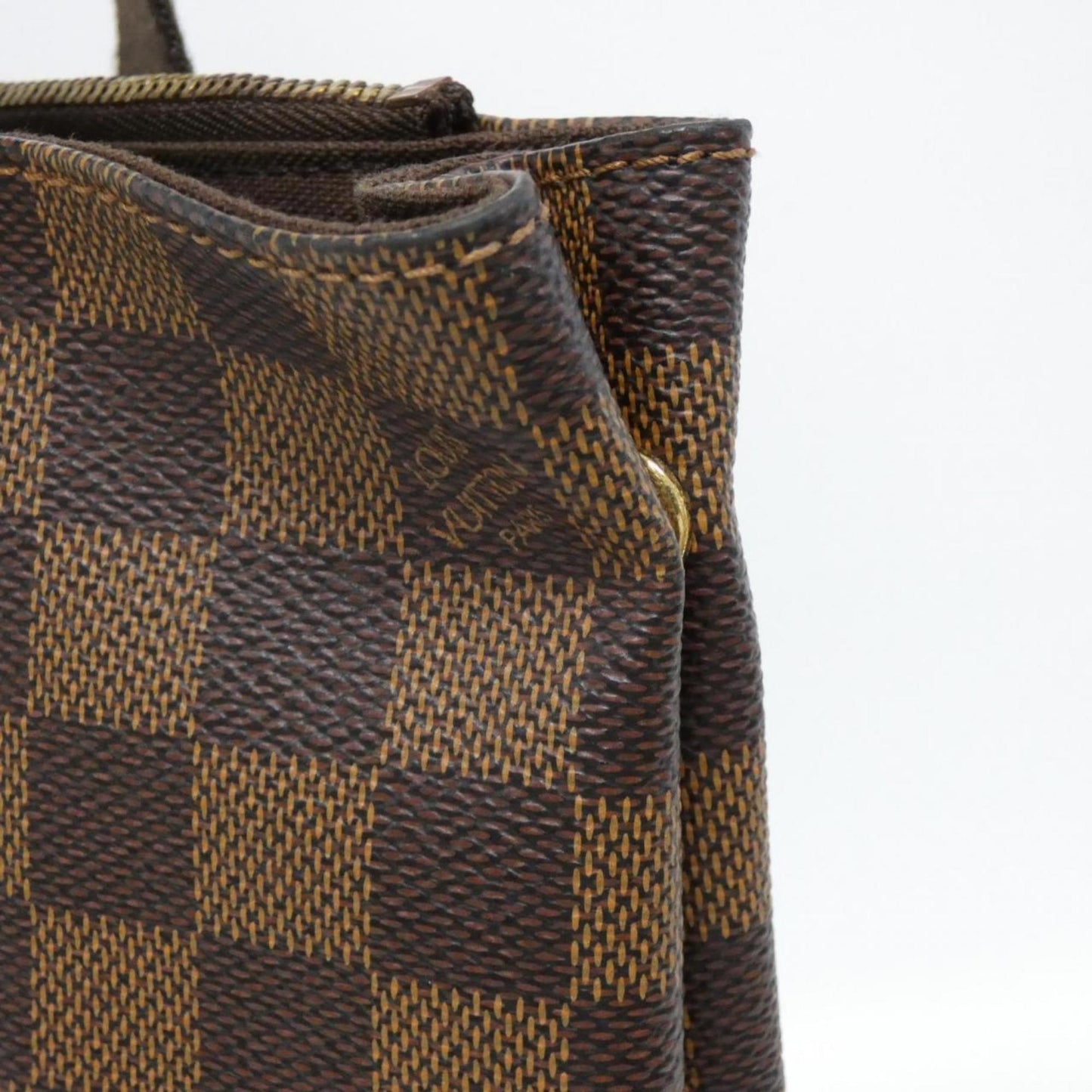Louis Vuitton Coated Canvas Brown Handbags