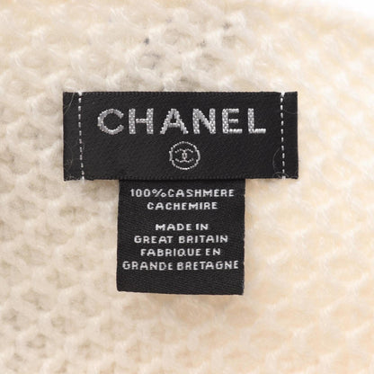 Chanel Cashmere White Scarves