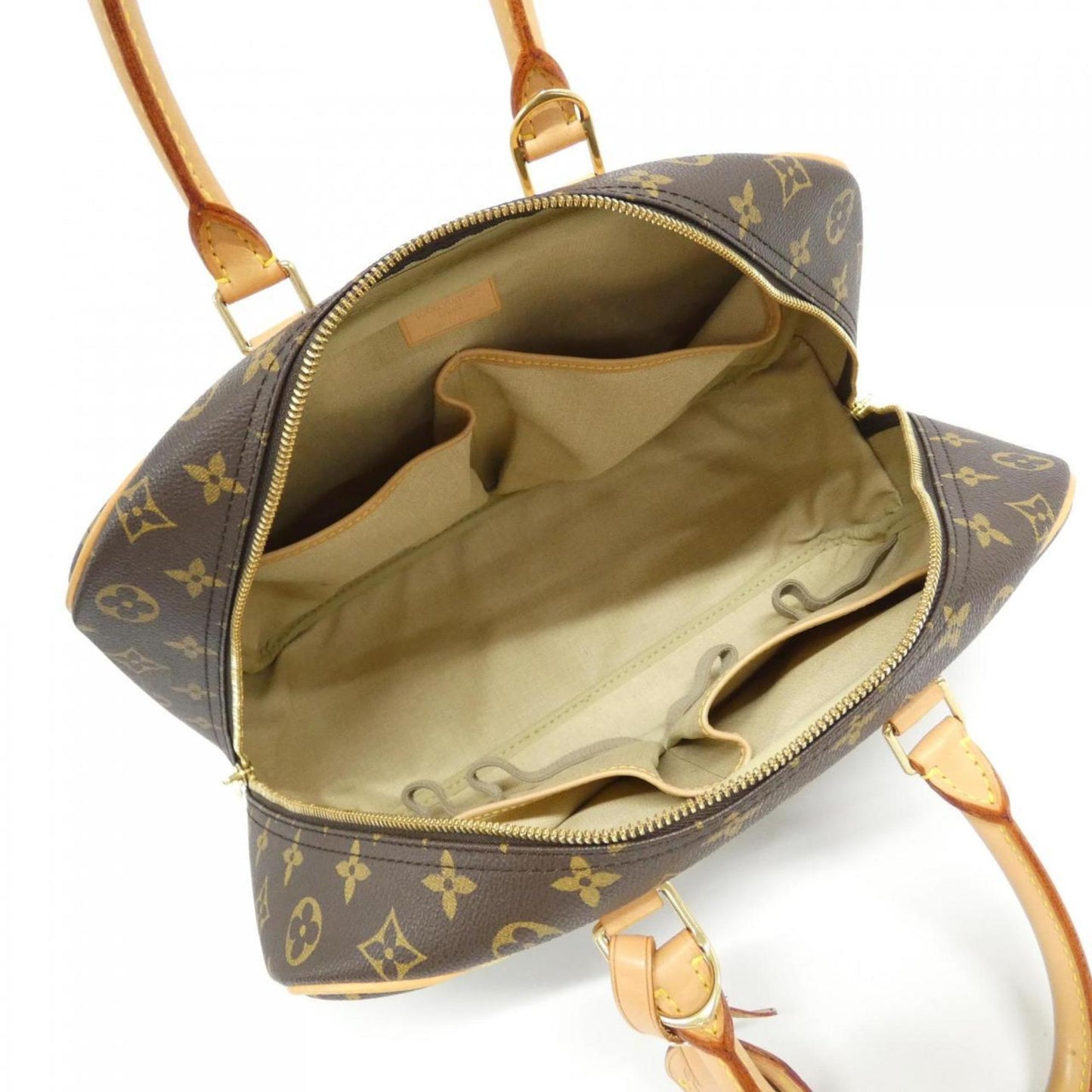 Louis Vuitton Coated Canvas Brown Handbags