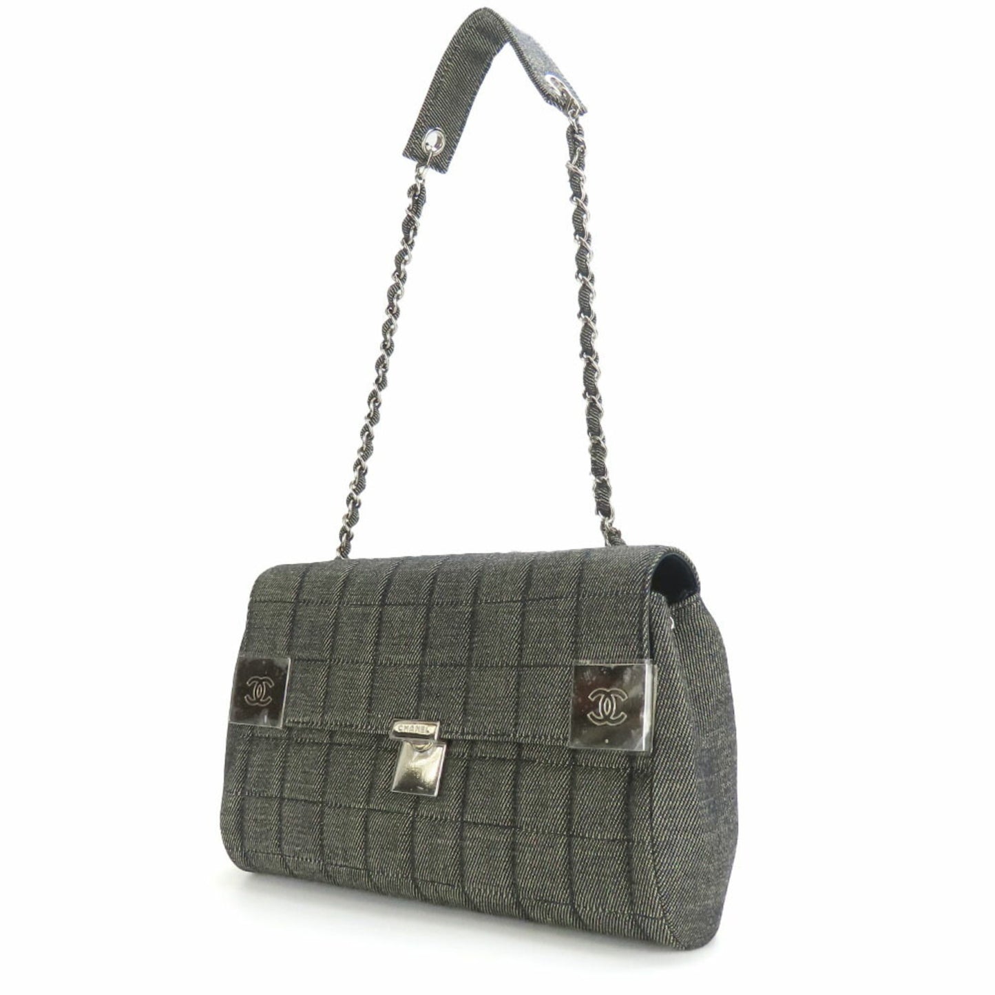Chanel Denim Blue Shoulder Bags