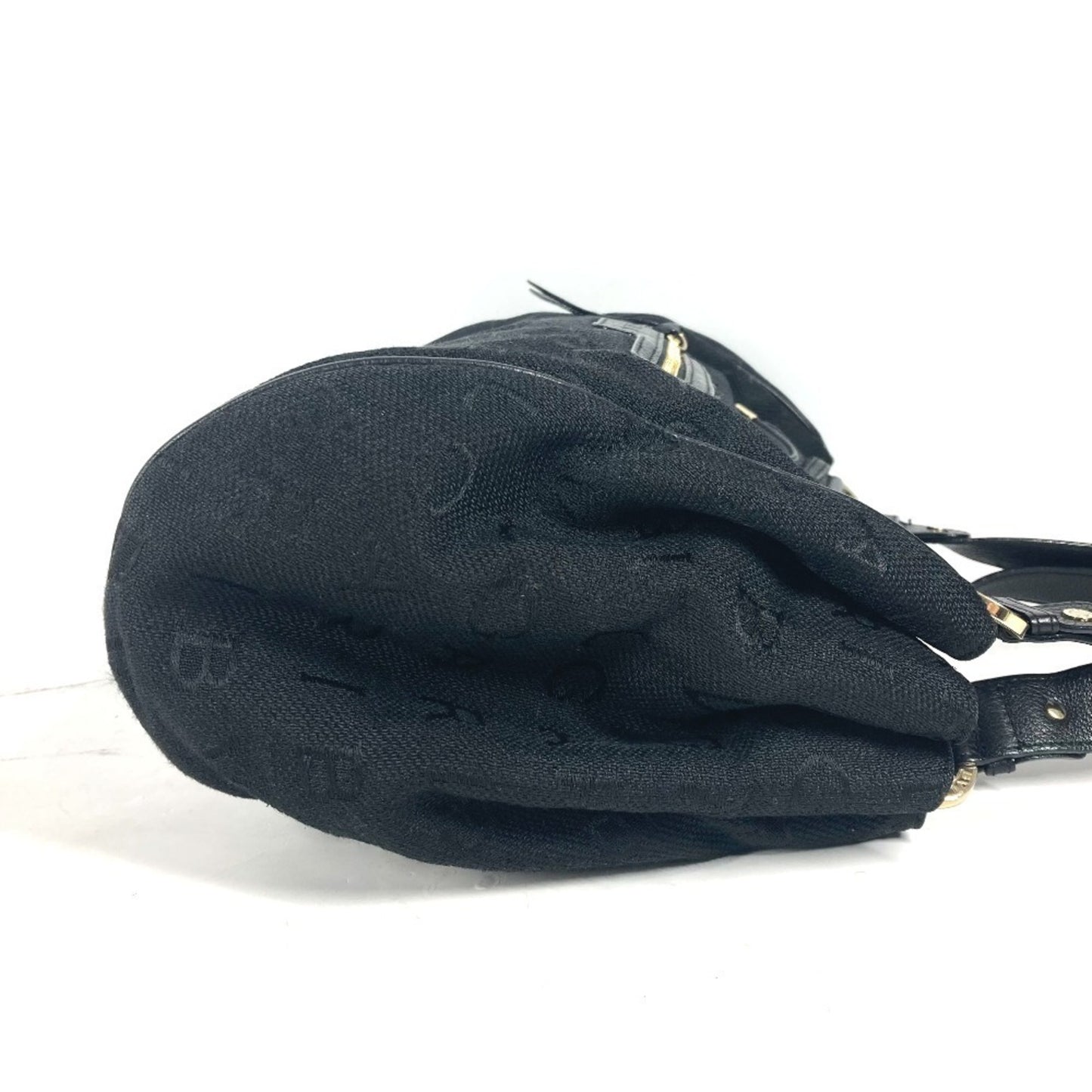 Bvlgari Canvas Black Shoulder Bags