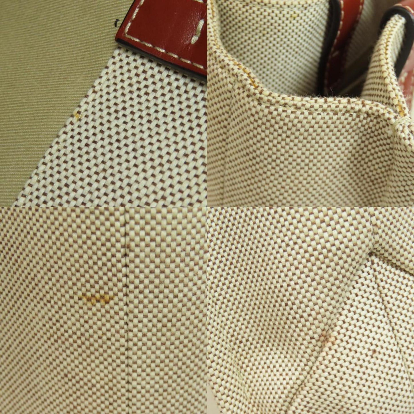 Chloé Canvas Brown Tote Bags