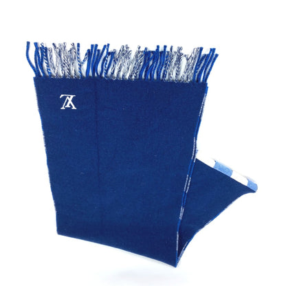 Louis Vuitton Wool Blue Scarves