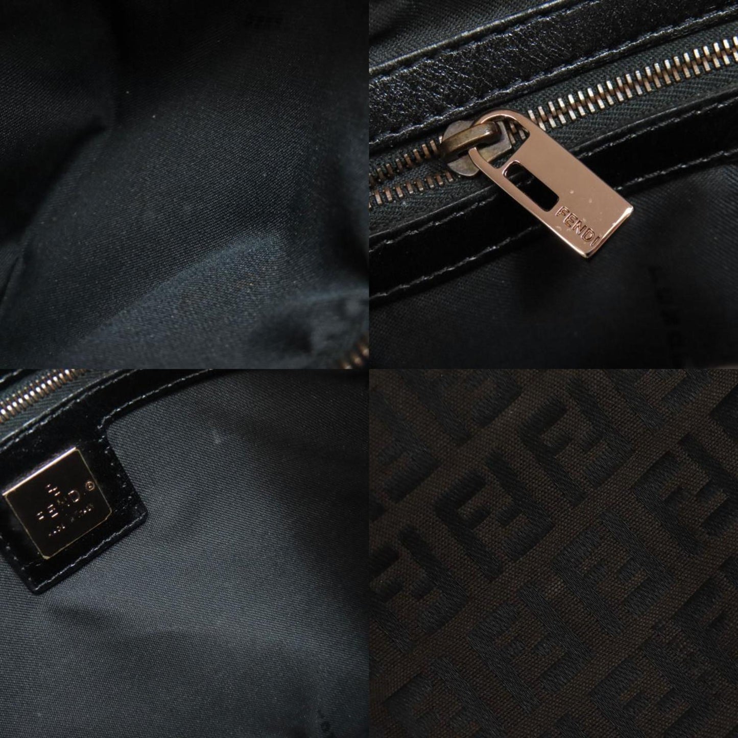 Fendi Canvas Brown Handbags