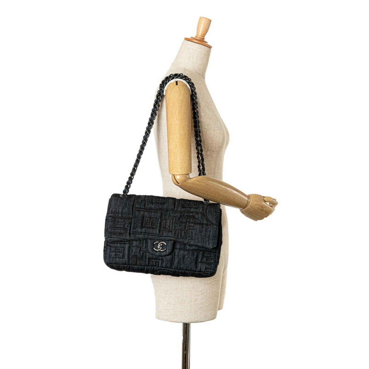 Chanel Denim Blue Shoulder Bags