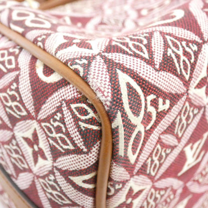 Louis Vuitton Woven Fabric Red Travel Bags