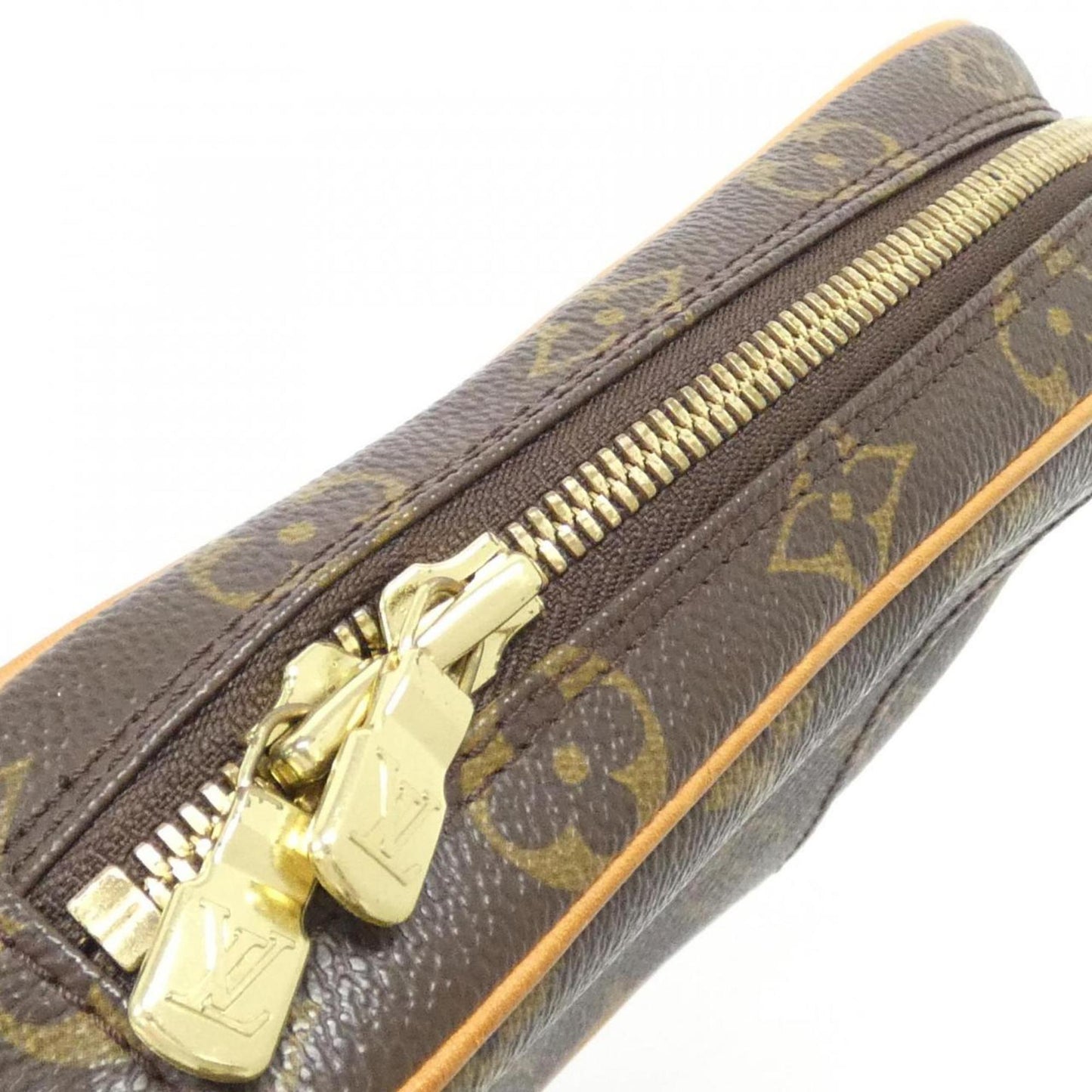 Louis Vuitton Coated Canvas Brown Shoulder Bags