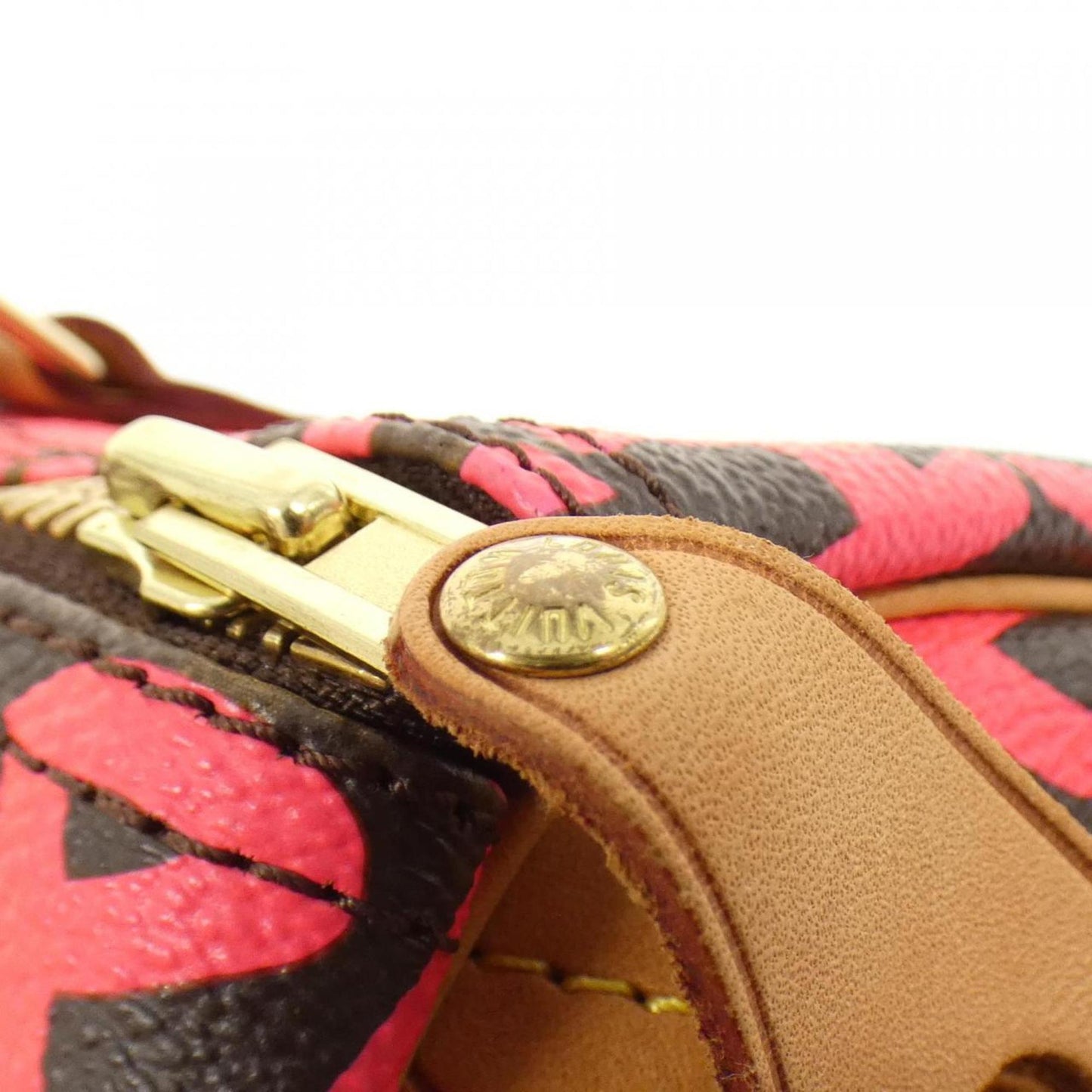 Louis Vuitton Coated Canvas Pink Travel Bags