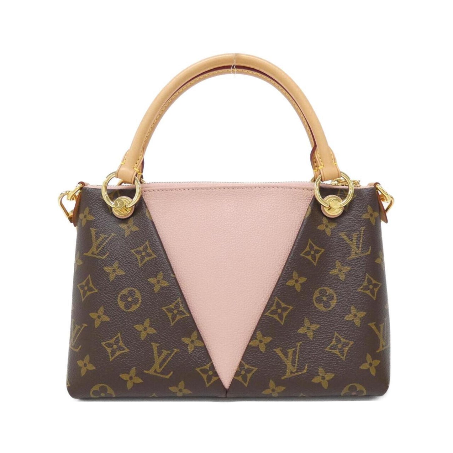 Louis Vuitton Coated Canvas Brown Handbags