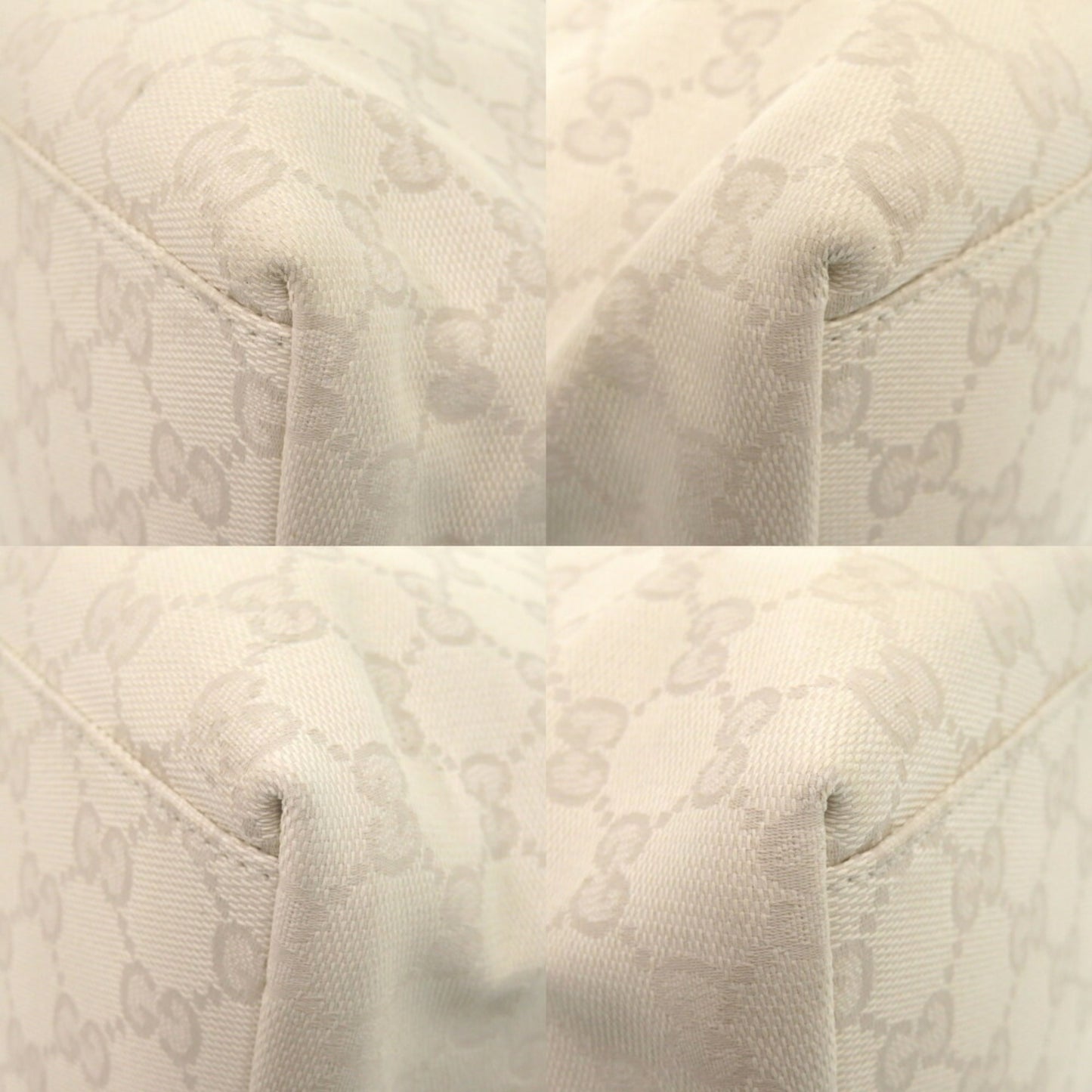 Gucci Canvas White Tote Bags