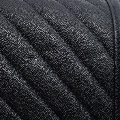 Chanel Calfskin Black Shoulder Bags