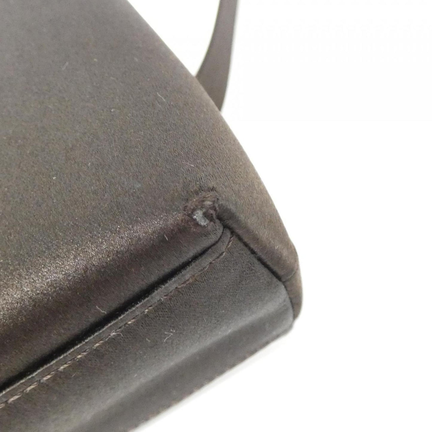 Chanel Satin Brown Shoulder Bags