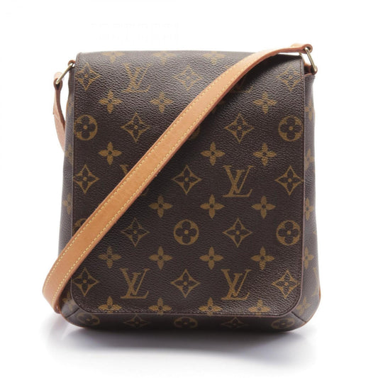 Louis Vuitton Coated Canvas Brown Shoulder Bags