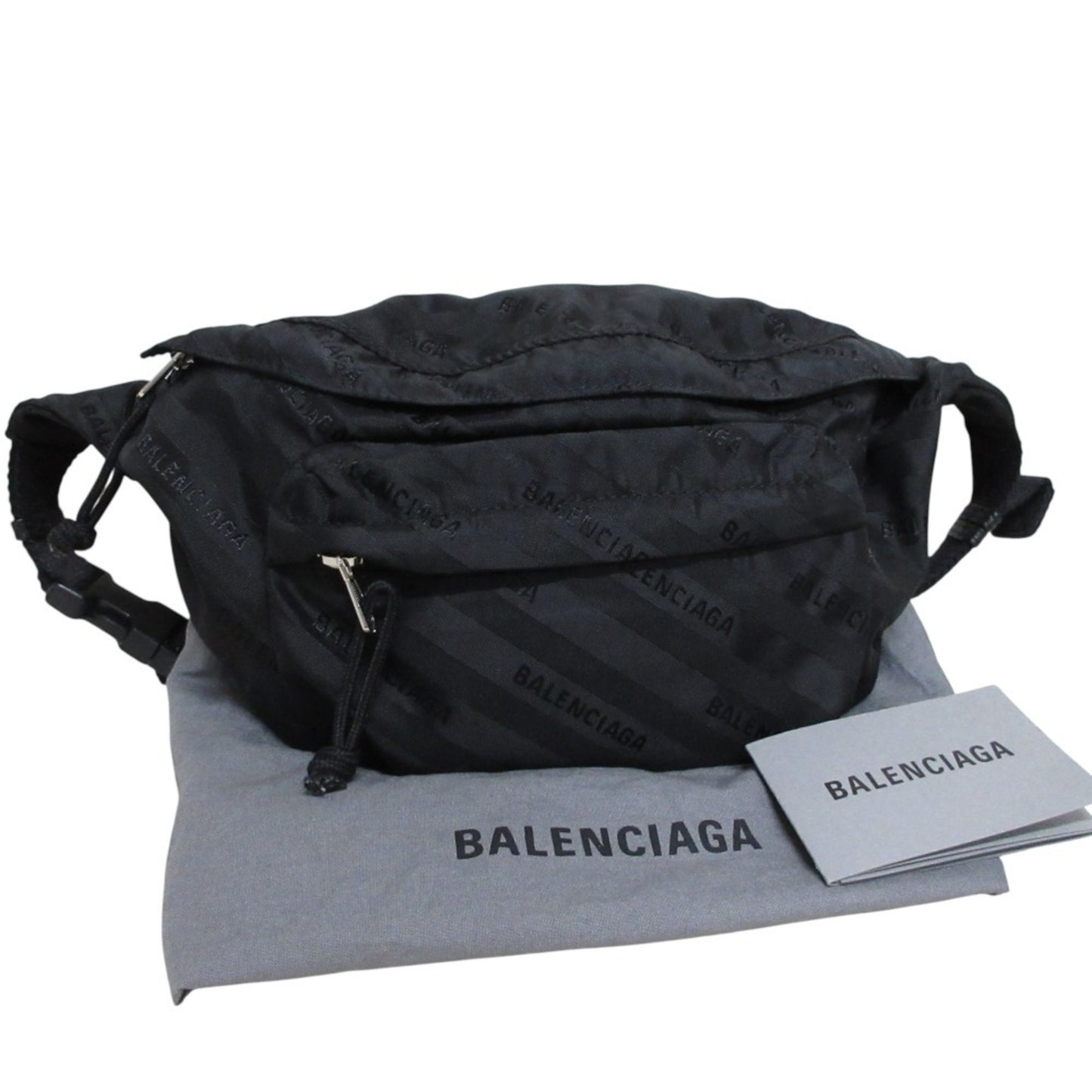 Balenciaga Nylon Black Crossbody Bags