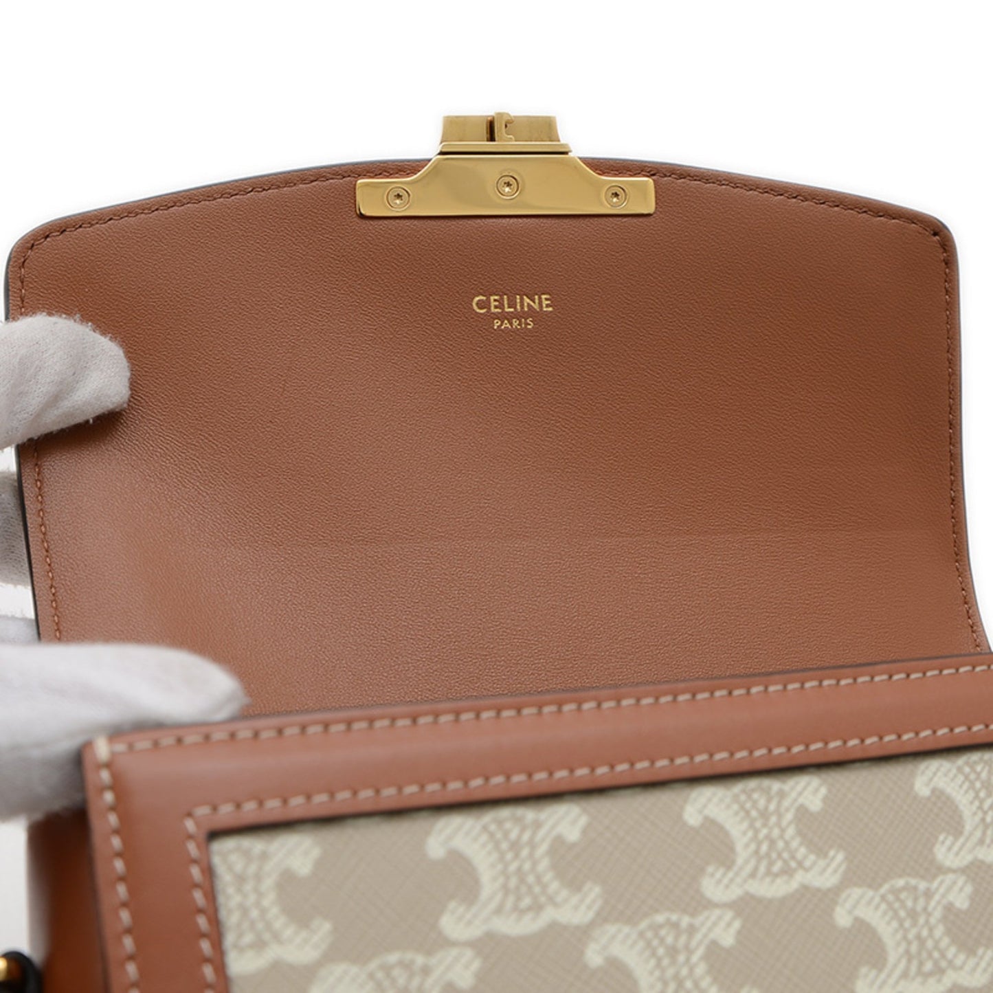 Celine Canvas Gray Shoulder Bags
