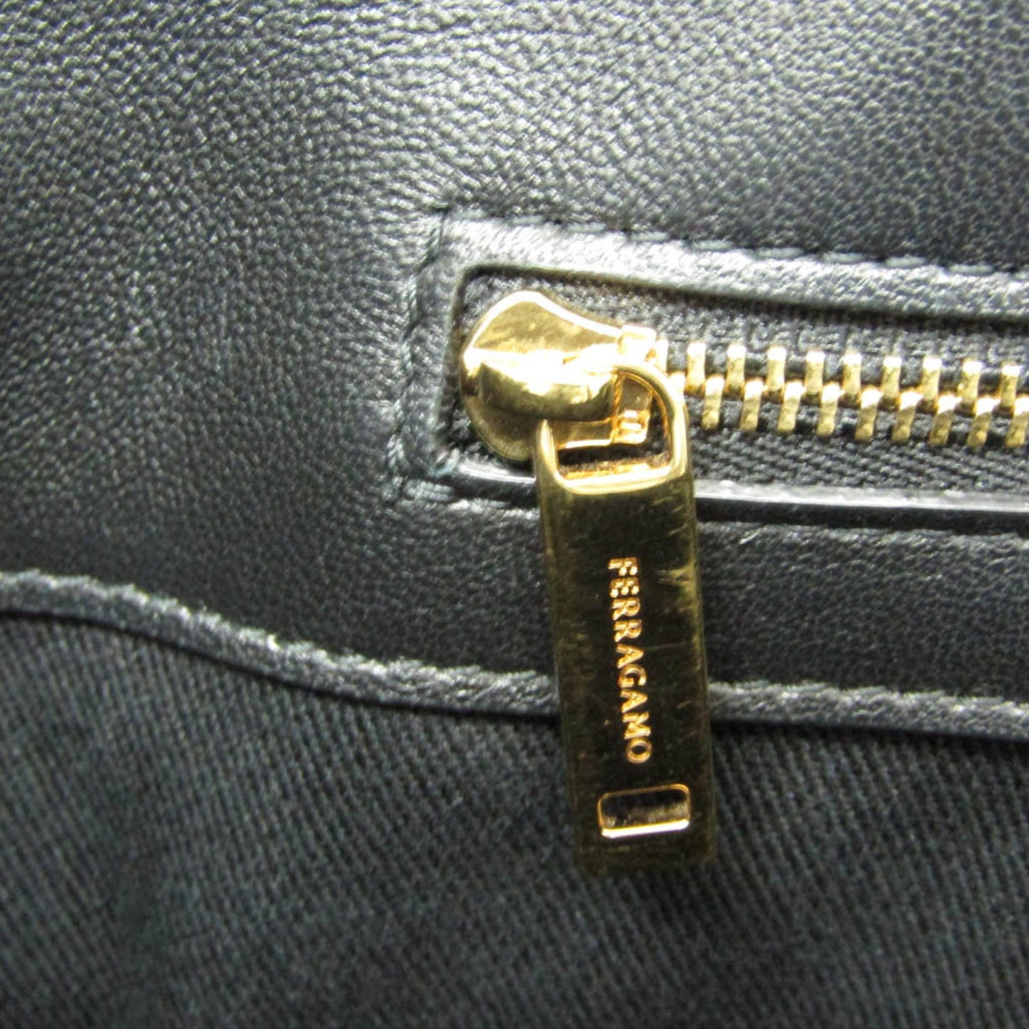 Salvatore Ferragamo Canvas Black Tote Bags