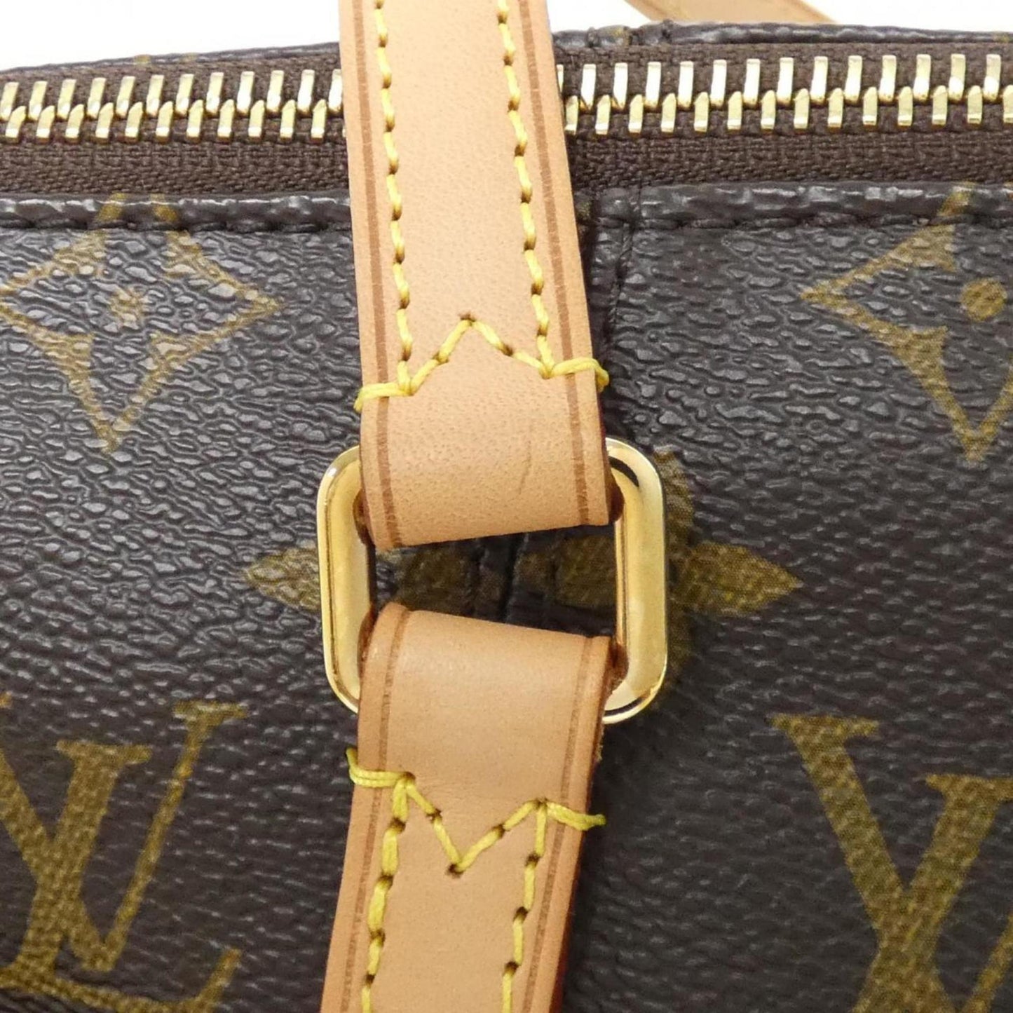 Louis Vuitton Coated Canvas Brown Handbags