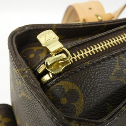 Louis Vuitton Coated Canvas Brown Handbags
