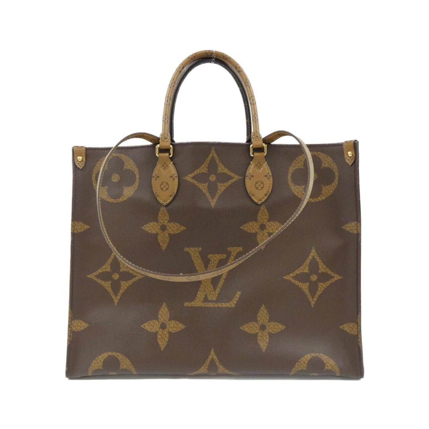 Louis Vuitton Coated Canvas Brown Handbags