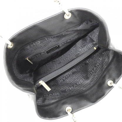 Chanel Calfskin Black Handbags
