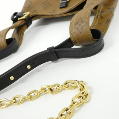 Louis Vuitton Coated Canvas Brown Shoulder Bags