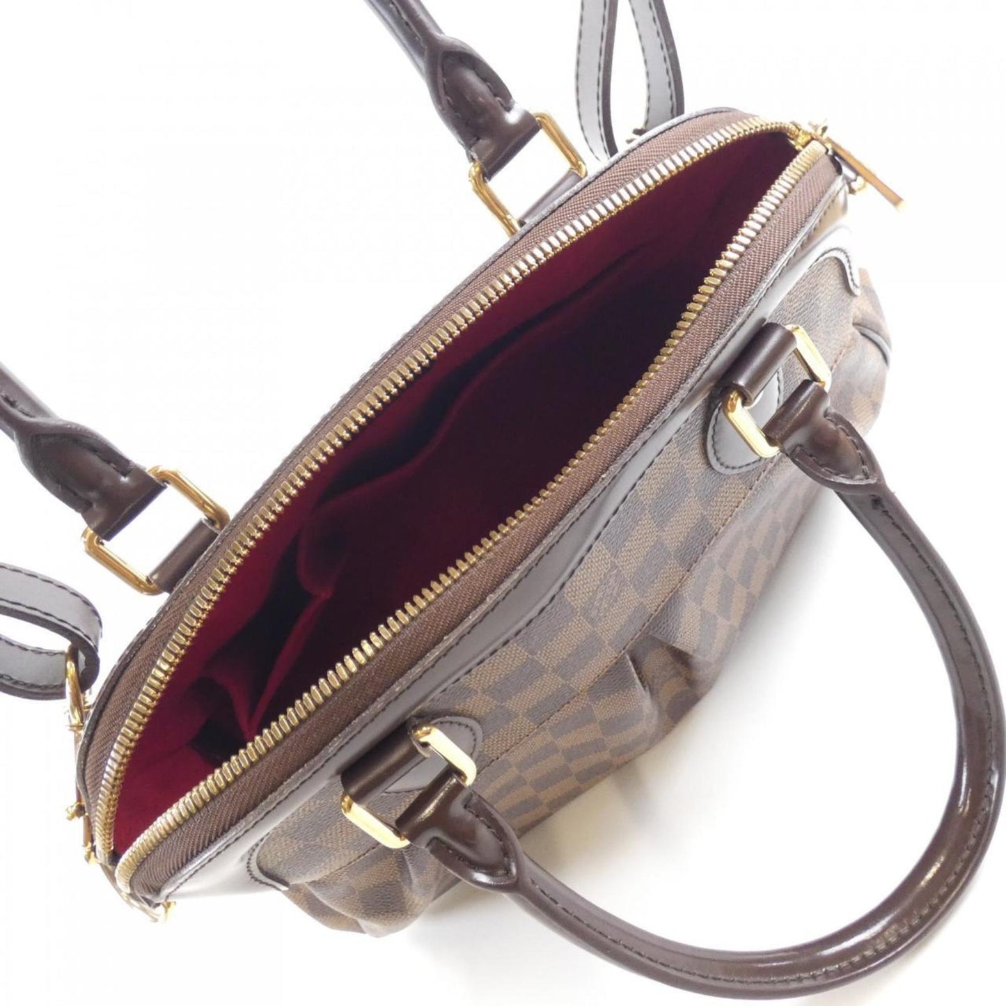 Louis Vuitton Coated Canvas Brown Handbags