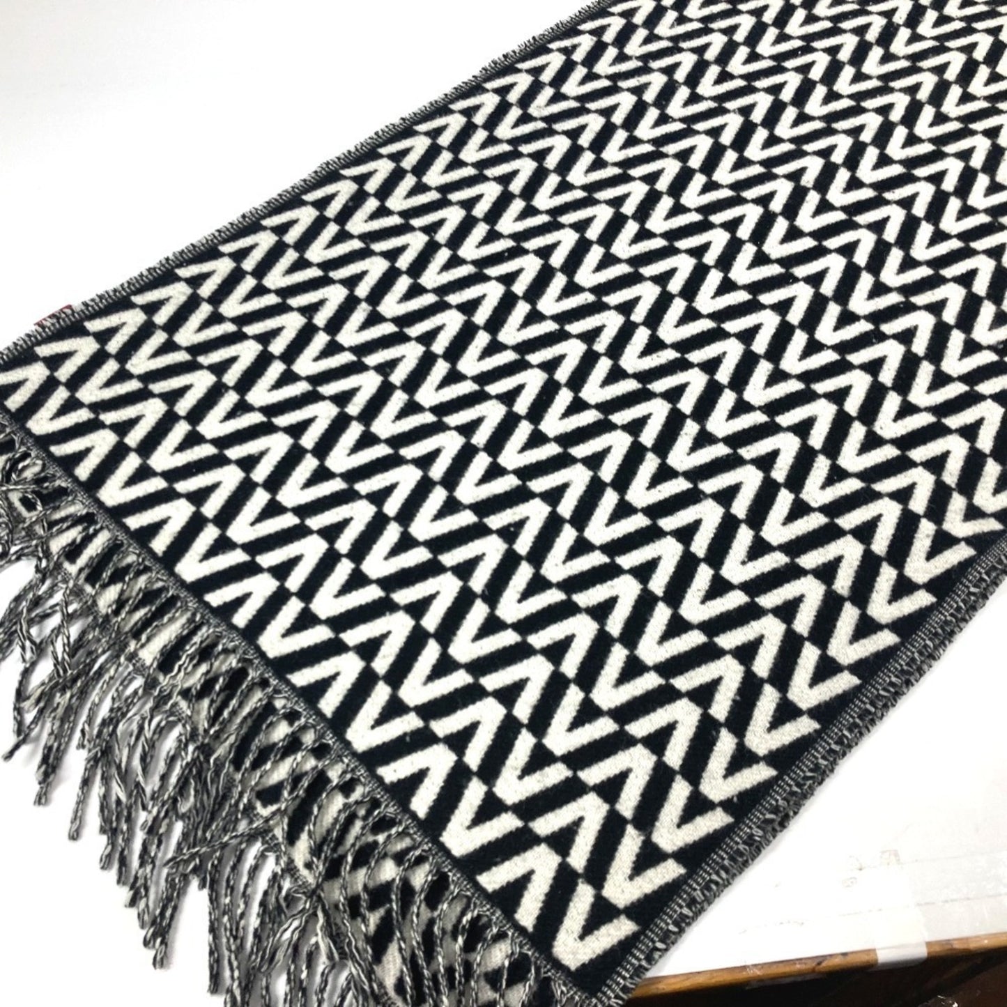 Valentino Cashmere Black Scarves