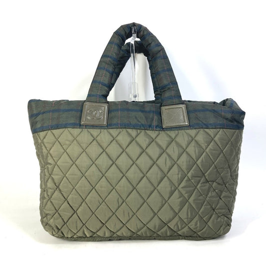 Chanel Nylon Green Shoulder Bags