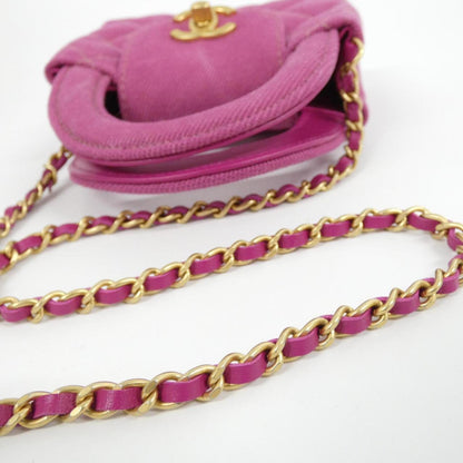 Chanel Denim Pink Shoulder Bags