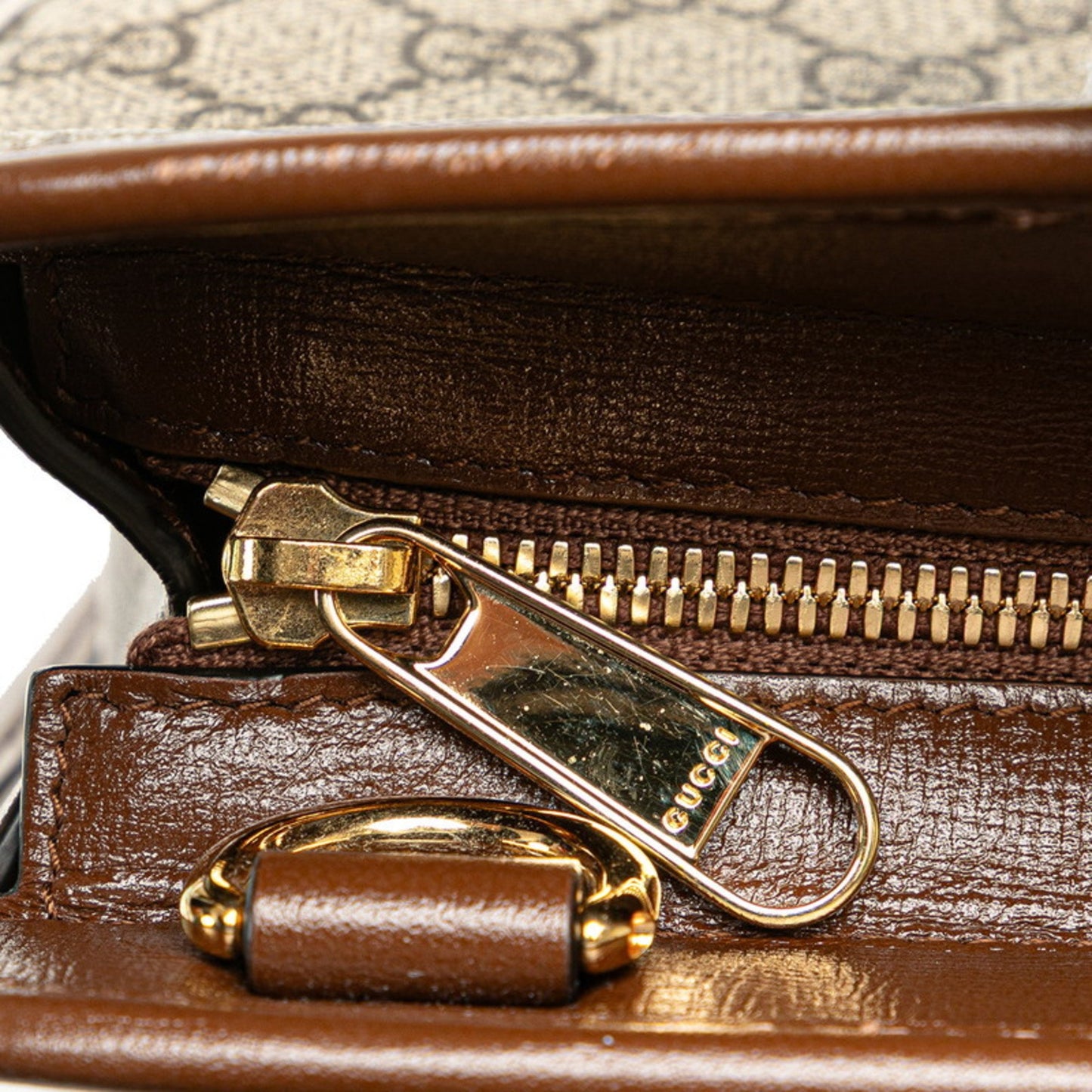 Gucci Pvc Brown Briefcases