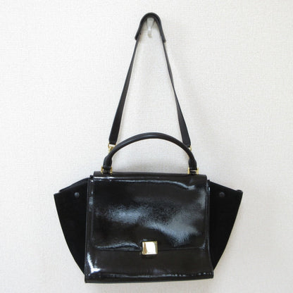 Celine Patent Black Handbags