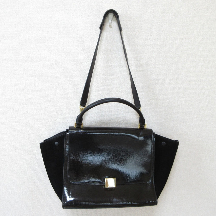 Celine Patent Black Handbags