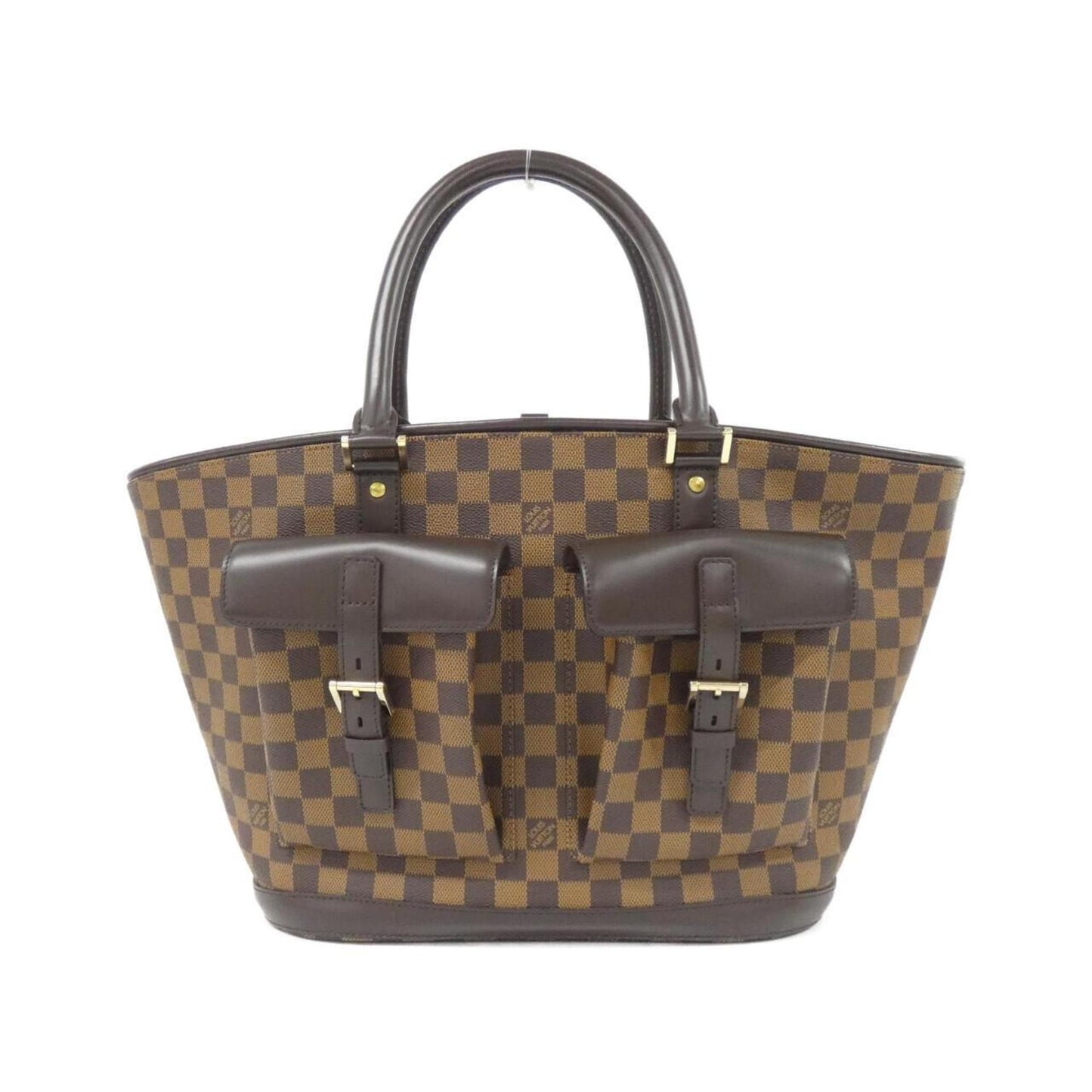 Louis Vuitton Coated Canvas Brown Handbags