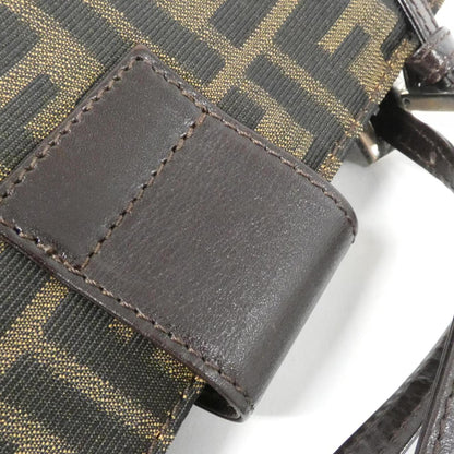 Fendi Canvas Brown Shoulder Bags