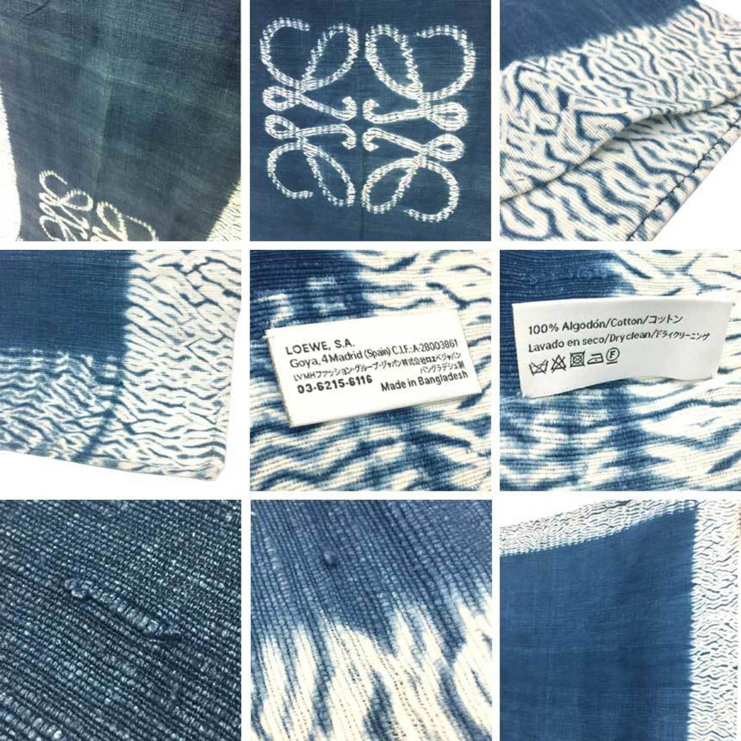 Loewe Others Blue Scarves