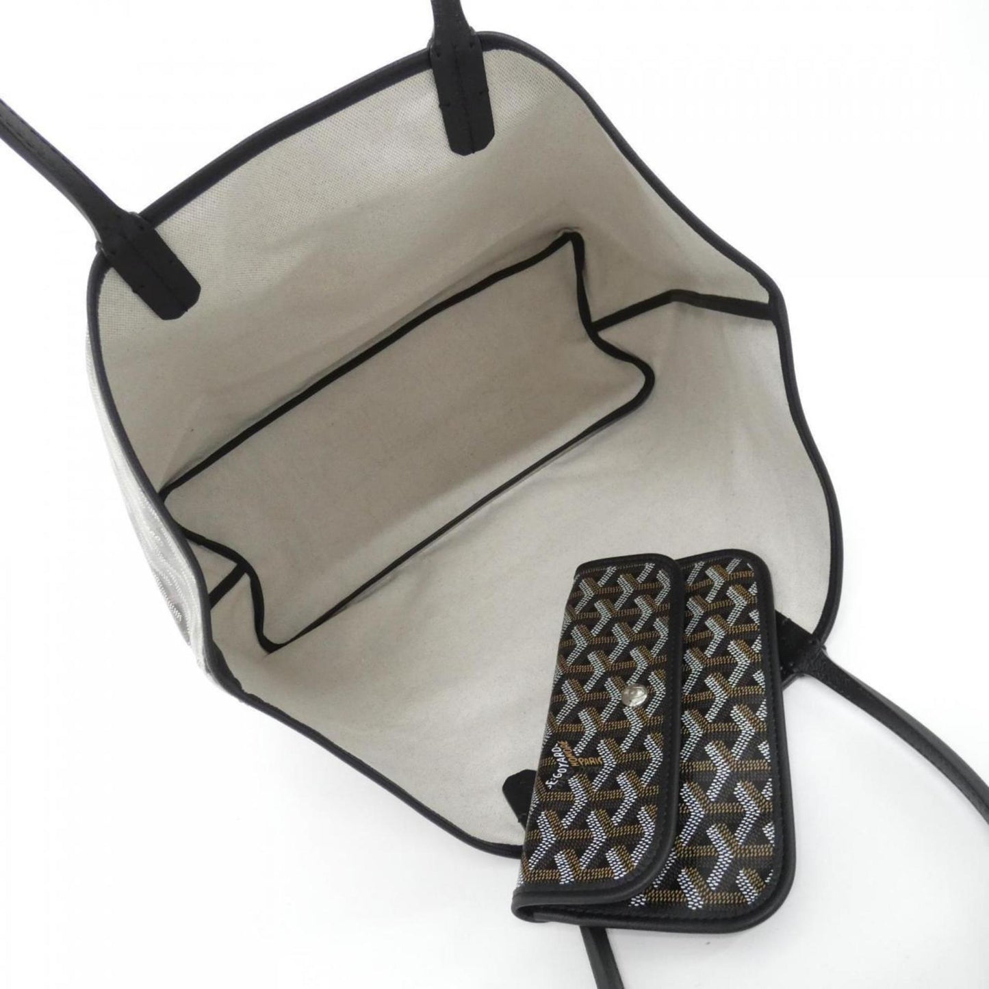 Goyard Coated Canvas Black Handbags