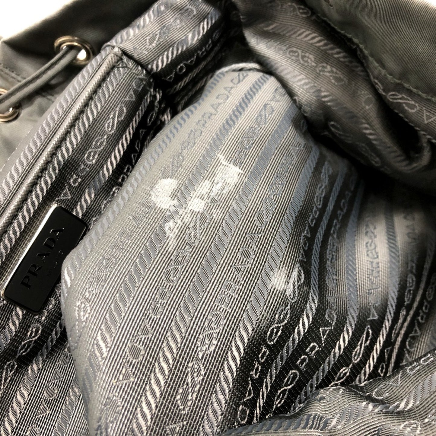Prada Others Gray Backpacks