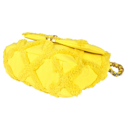 Chanel Canvas Yellow Shoulder Bags