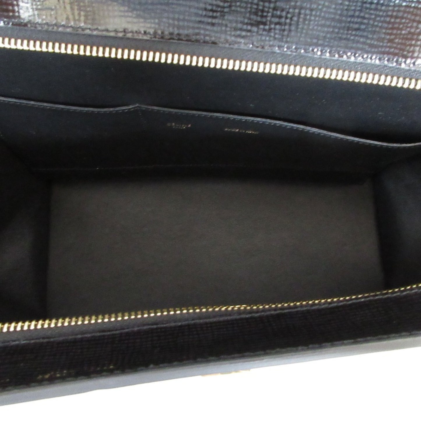 Celine Patent Black Handbags