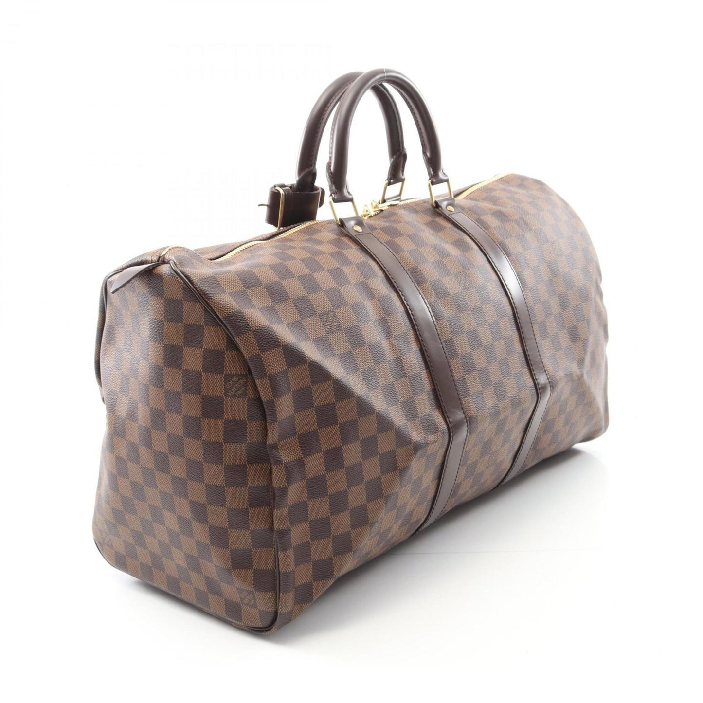Louis Vuitton Coated Canvas Brown Travel Bags