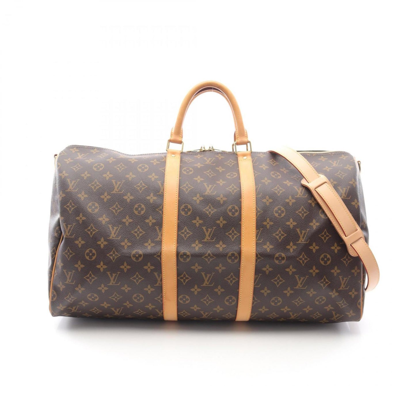 Louis Vuitton Coated Canvas Brown Travel Bags