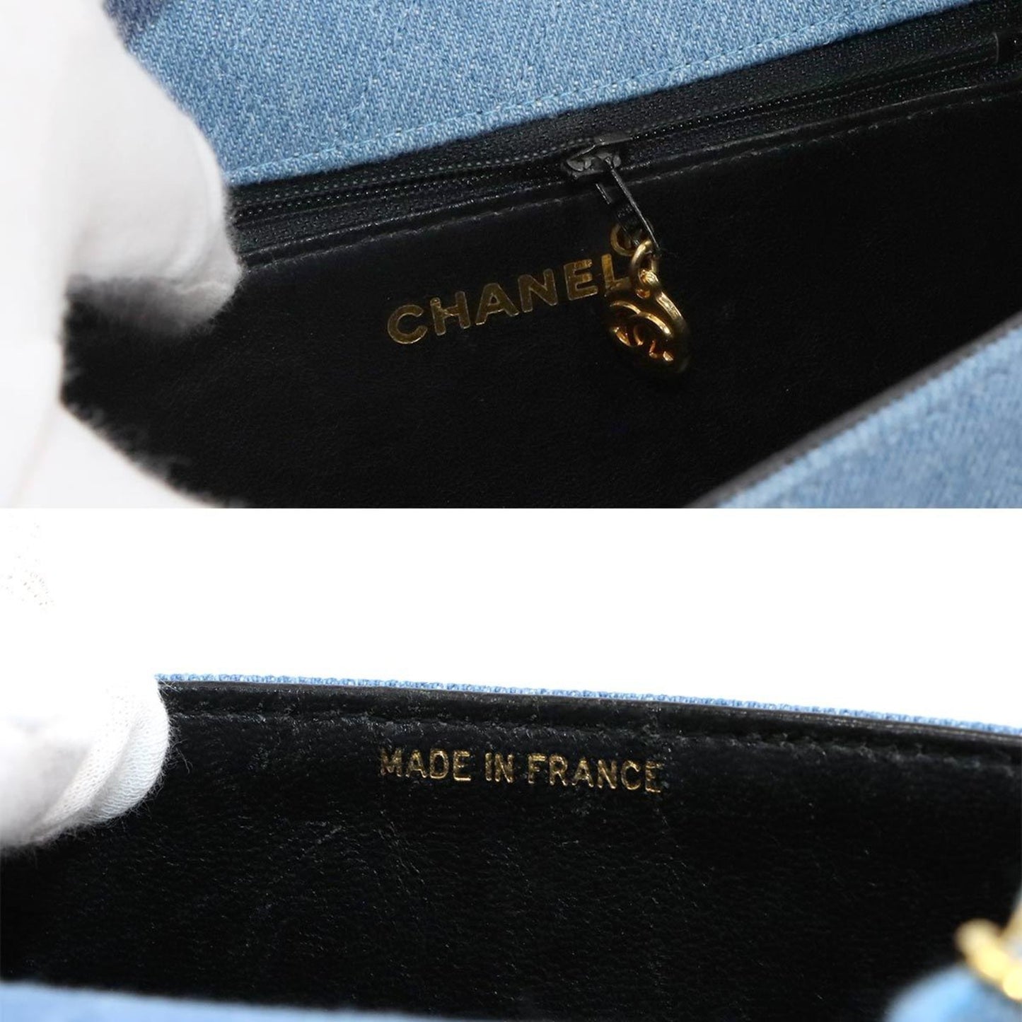 Chanel Denim Blue Shoulder Bags