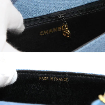 Chanel Denim Blue Shoulder Bags