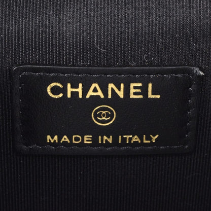Chanel Calfskin Black Shoulder Bags