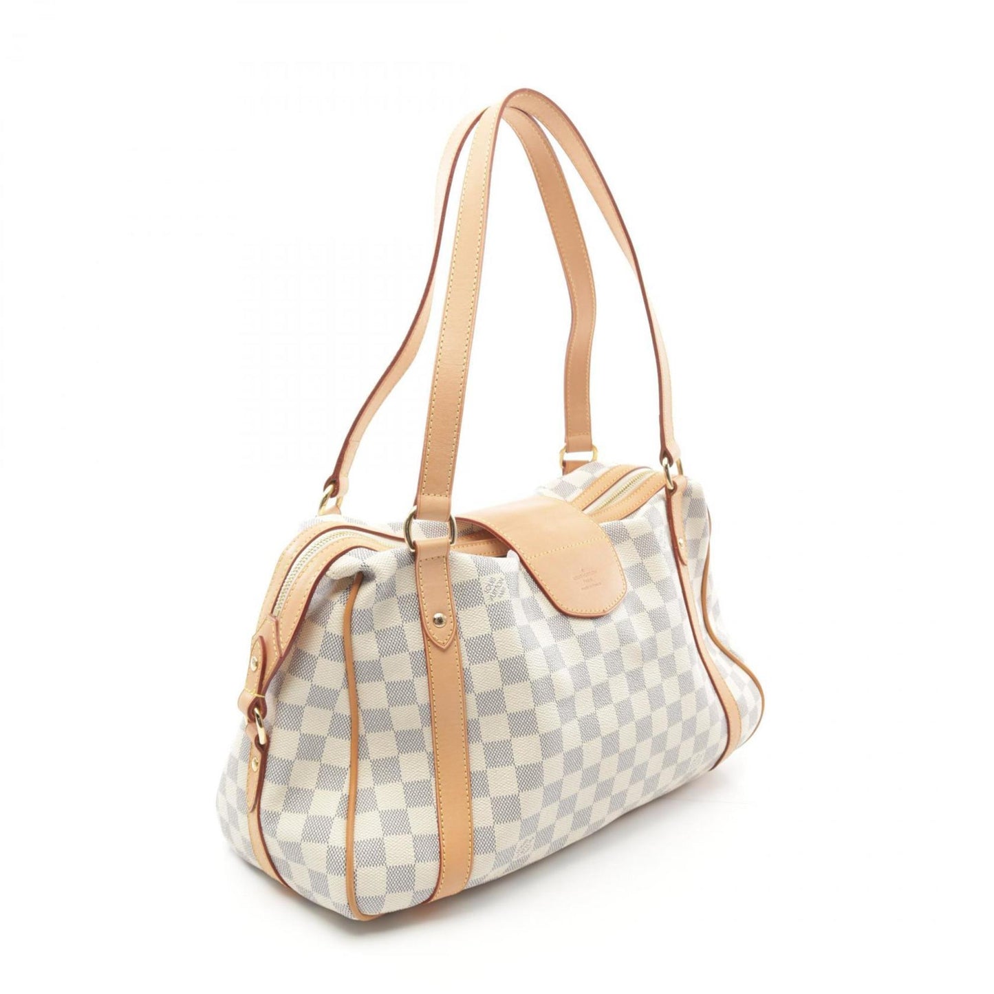 Louis Vuitton Coated Canvas Brown Shoulder Bags