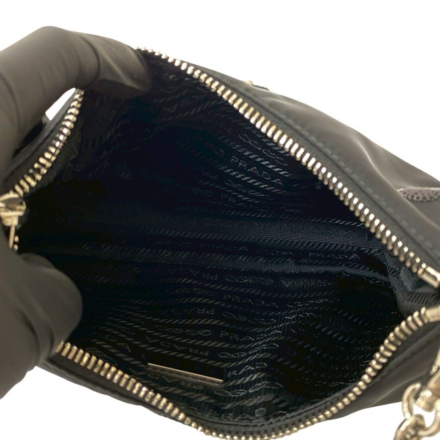 Prada Nylon Black Shoulder Bags
