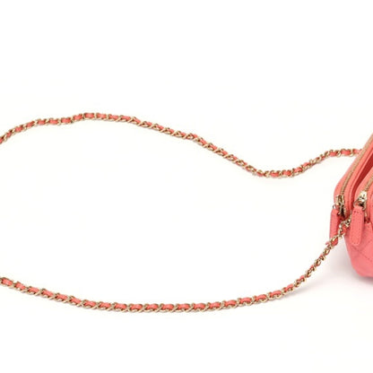 Chanel Calfskin Pink Shoulder Bags