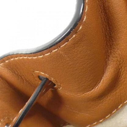 Loewe Canvas White Shoulder Bags